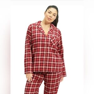 UGG Ophilia Plaid Pajama Set in Flamenco Check Size XL